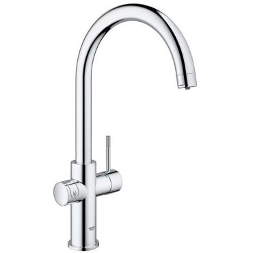 Μπαταρία κουζίνας Grohe Blue Home II με φίλτρο και ψύκτη