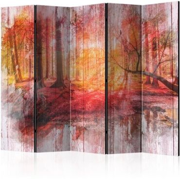 Διαχωριστικό με 5 τμήματα - Autumnal Forest II [Room Dividers]