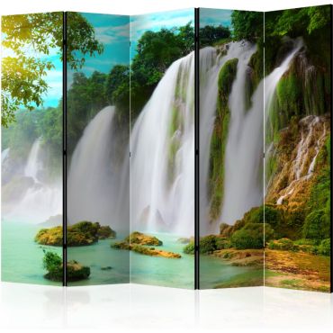 5-part divider - Detian - waterfall (China) II [Room Dividers]