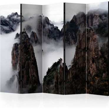 Διαχωριστικό με 5 τμήματα - Sea of clouds in Huangshan Mountain, China II [Room Dividers]