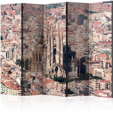 5-part divider - Heart of Barcelona II [Room Dividers]