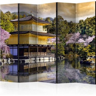 Διαχωριστικό με 5 τμήματα - Japanese landscape II [Room Dividers]