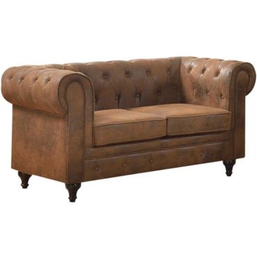 Sofa Chesterfield Camel two-seater