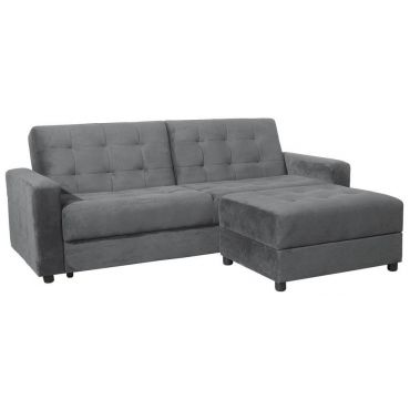 Καναπές - κρεβάτι Jackson με σκαμπό