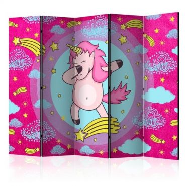 5-part divider - Dancing Unicorn II [Room Dividers]