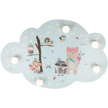 Wall ceiling-lamp Elobra Little Indians Five-light