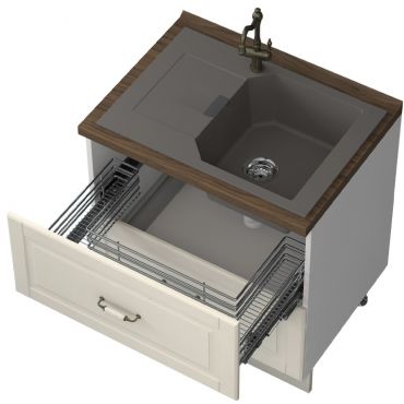 Floor sink cabinet Toscana R80-2ΜΖ