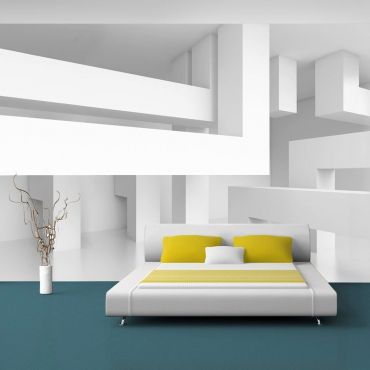 Self-adhesive photo wallpaper - Alabaster maze
