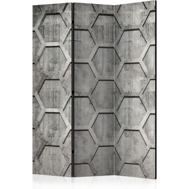 3-part divider - Platinum cubes [Room Dividers]
