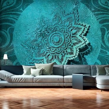Self-adhesive photo wallpaper - Azure Flower