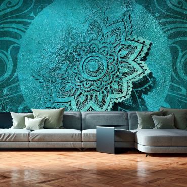 Self-adhesive photo wallpaper - Azure Flower II