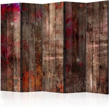 Διαχωριστικό με 5 τμήματα - Stained Wood II [Room Dividers]