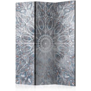 3-part divider - Blurred Mandala [Room Dividers]