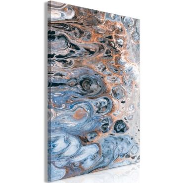 Πίνακας - Sienna Blue Marble (1 Part) Vertical