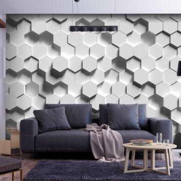 Self-adhesive photo wallpaper - Hexagonal Awareness