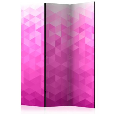3-partition divider - PInk pixel [Room Dividers]