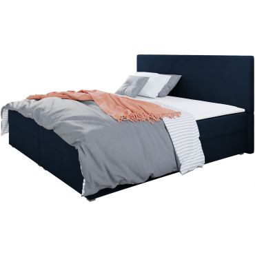 Επενδυμένο κρεβάτι Fado IV με στρώμα και ανώστρωμα
