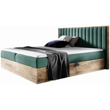 Επενδυμένο κρεβάτι Wood 4