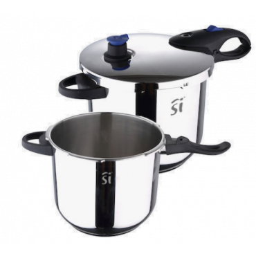 Set of stainless steel pressure cookers Duero 4L + 5.5L 