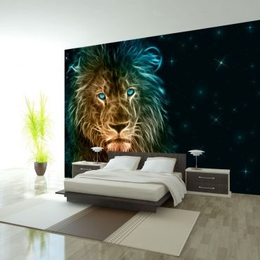 Αυτοκόλλητη φωτοταπετσαρία - Abstract lion II