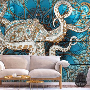 Self-adhesive photo wallpaper - Zen Octopus