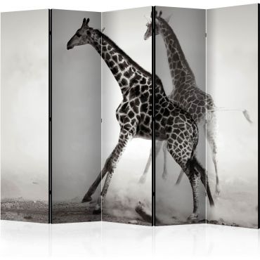 5-part divider - Giraffes II [Room Dividers]