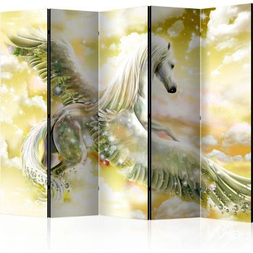 5-part divider - Pegasus (Yellow) II [Room Dividers]