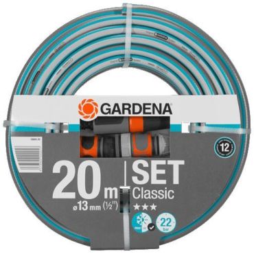 Λάστιχο Gardena Classic 20m 13mm σετ με συνδεσμους OGS