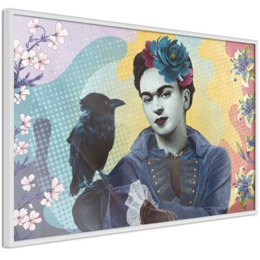 Αφίσα - Frida with a Raven