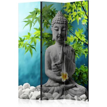 3-part divider - Buddha: Beauty of Meditation [Room Dividers]