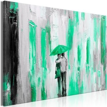 Πίνακας - Umbrella in Love (1 Part) Wide Green
