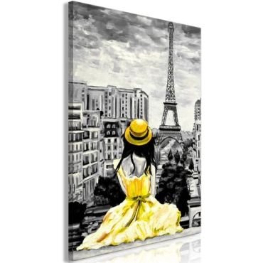 Πίνακας - Paris Colour (1 Part) Vertical Yellow