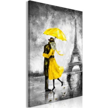 Πίνακας - Paris Fog (1 Part) Vertical Yellow