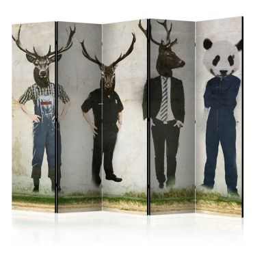 Διαχωριστικό με 5 τμήματα - Man or Animal? II [Room Dividers]