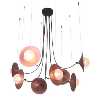 Hanging ceiling light Hydra 8-lamps