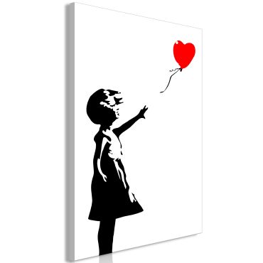 Πίνακας - Little Girl with a Balloon (1 Part) Vertical
