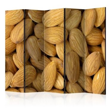 5-section divider - Tasty almonds II [Room Dividers]