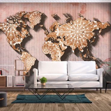 Self-adhesive photo wallpaper - Oriental Map