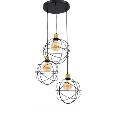 Hanging ceiling light Olinto 3-lamps