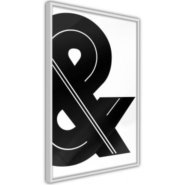 Αφίσα - Ampersand (Black and White)
