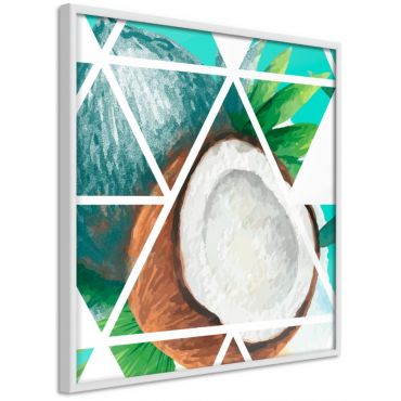 Αφίσα - Tropical Mosaic with Coconut (Square)