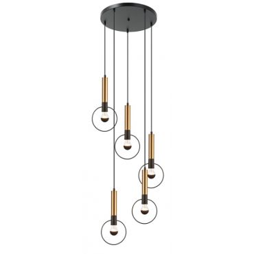 Hanging ceiling light Miracolo 5-lamps