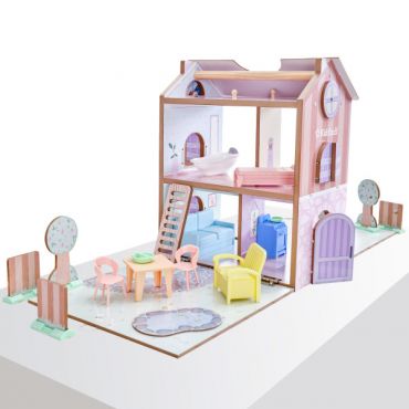 Κουκλόσπιτο KidKraft Play & Store Cottage Dollhouse