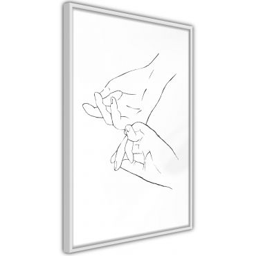 Αφίσα - Joined Hands (White)