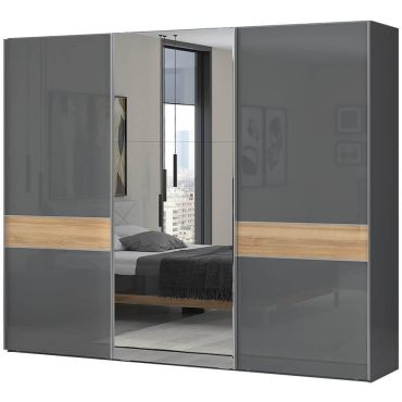 Sliding wardrobe three-leaf Agate 280 with mirror