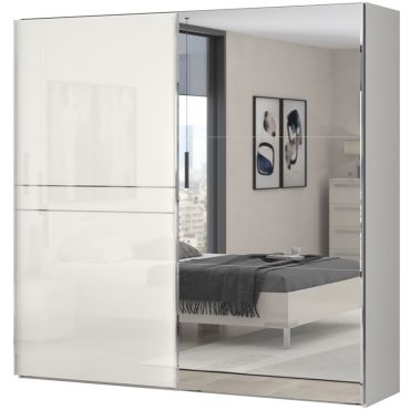 Sliding wardrobe double leaf Realm 230 with mirror