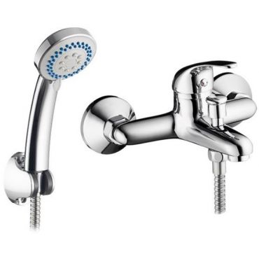 Wall mounted bath faucet with shower set Pyramis Sonia