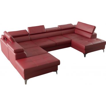 Γωνιακός καναπές Soreko Max II LTHR