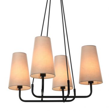 Hanging ceiling light Tuscan 4-lamps