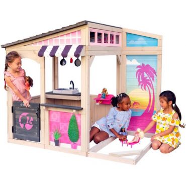Παιδικό ξύλινο σπίτι KidKraft Barbie 